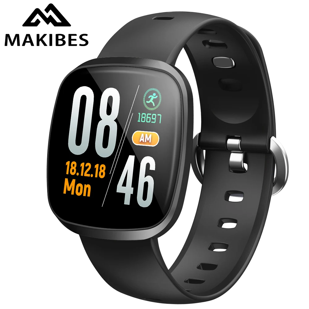 Новый браслет MAKIBES HR5 60 дней в режиме ожидания фитнес трекер SmartBand для iPhone7 Huawei HR3