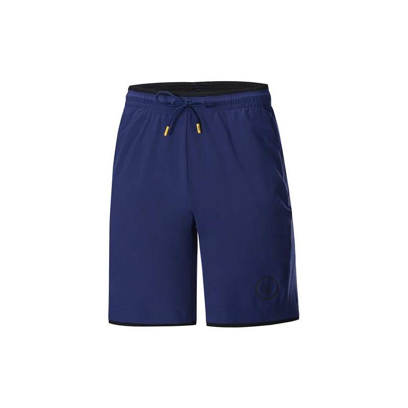 Li-Ning мужские баскетбольные спортивные шорты серии Wade, 88% полиэстер, 12% спандекс, с карманами, на завязках, спортивные шорты AKSP123 MKD1620