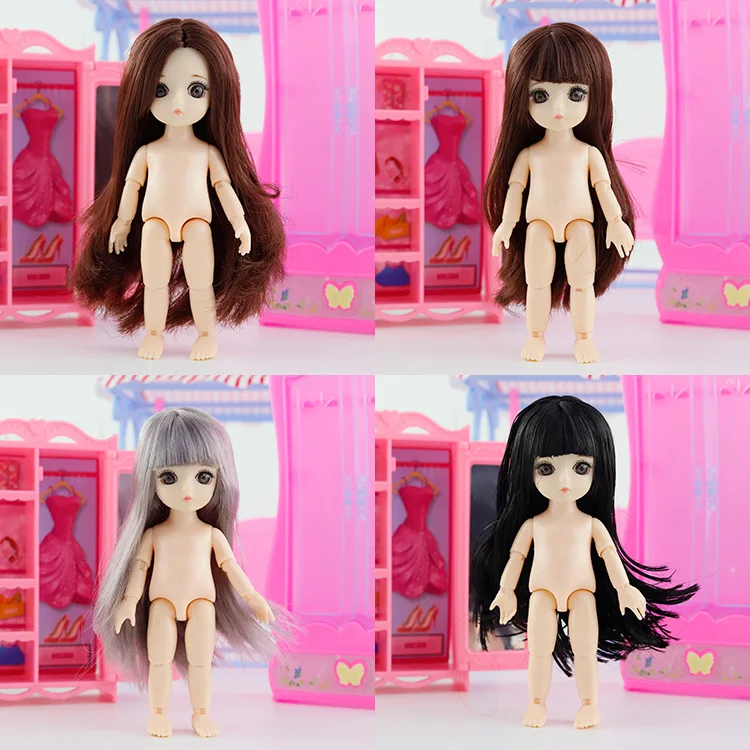 13 подвижных шарнирных 15 см 1/12 BJD куклы игрушки BJD Детская кукла Обнаженная Женская мода тела Куклы Игрушки для девочек подарок нормальная кожа