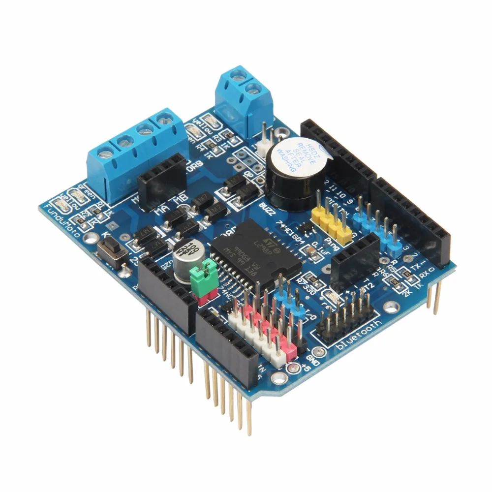 L298P щит R3 DC мотор драйвер модуль 2A h мост 2 способ релейный для Arduino UNO 2560NW|h-bridge