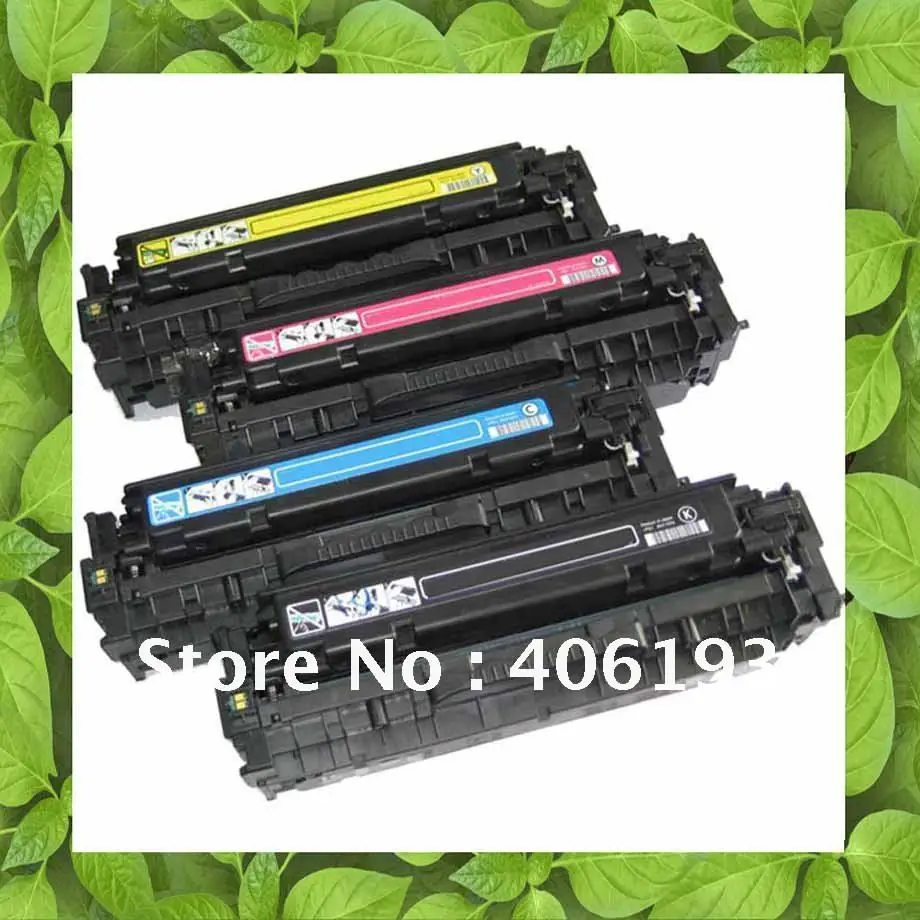 4 x CC530A CC531A CC532A CC533A совместимый для HP CM2320 CP2020 CP2025 CM 2320 CP 2020 2025 цветной тонер