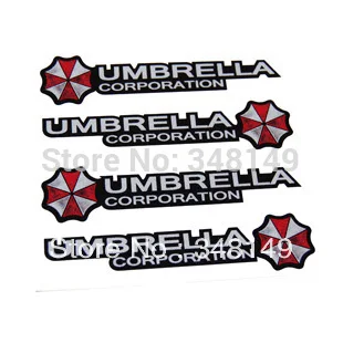 Aliauto 4 x Umbrella Corporation наклейка на дверную ручку автомобиля и Аксессуары для Toyota Ford