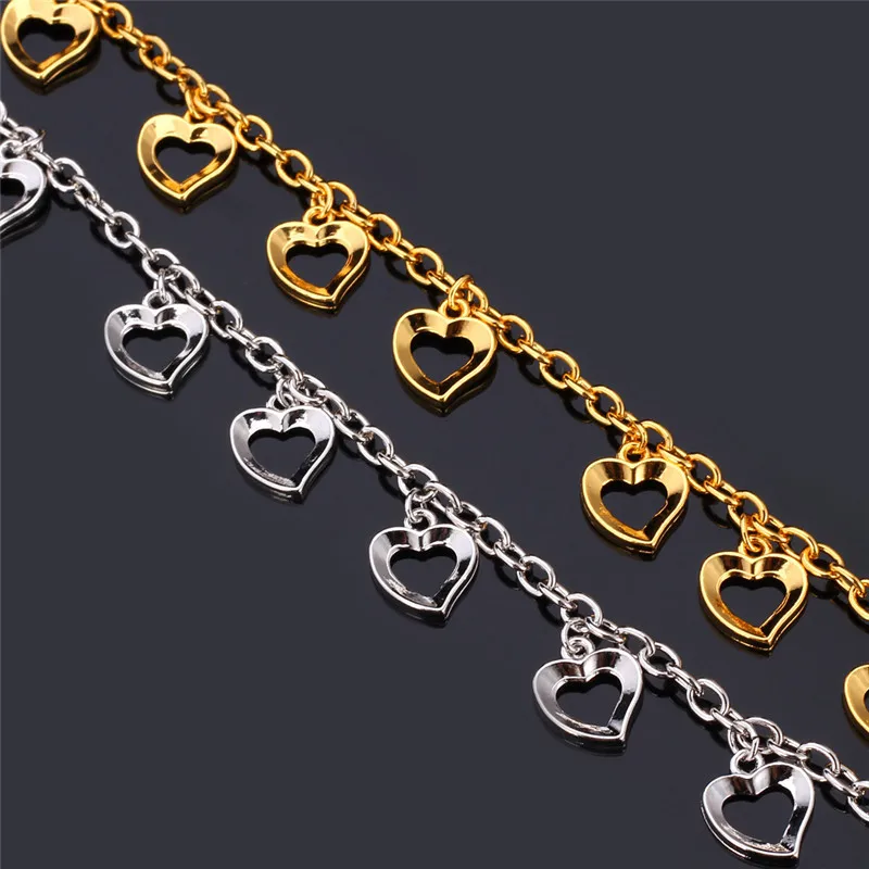 Женский браслет-цепочка под золото и серебро | Украшения аксессуары