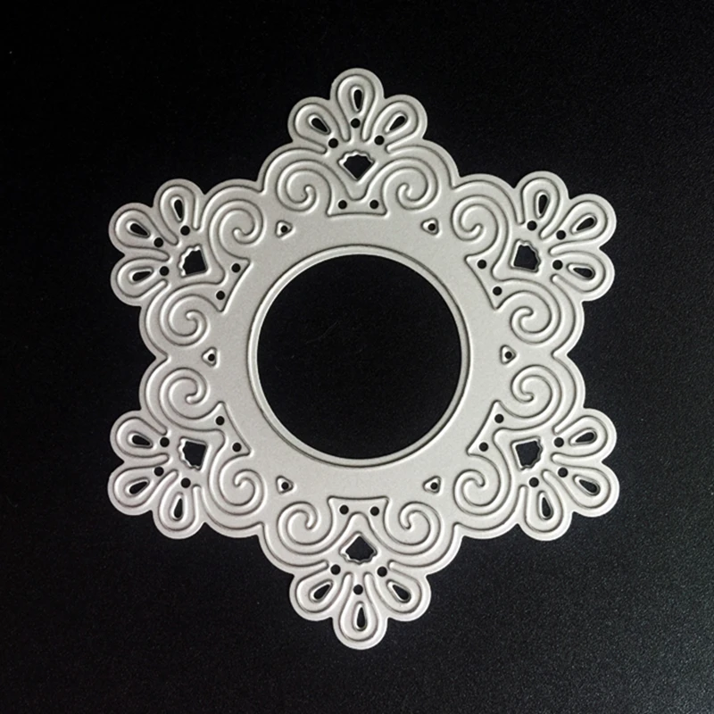 

SCD011 Flower Circle Metal Cutting Dies For Scrapbooking Stencils DIY Album Cards Decoration Embossing Folder Die Cutter Tools