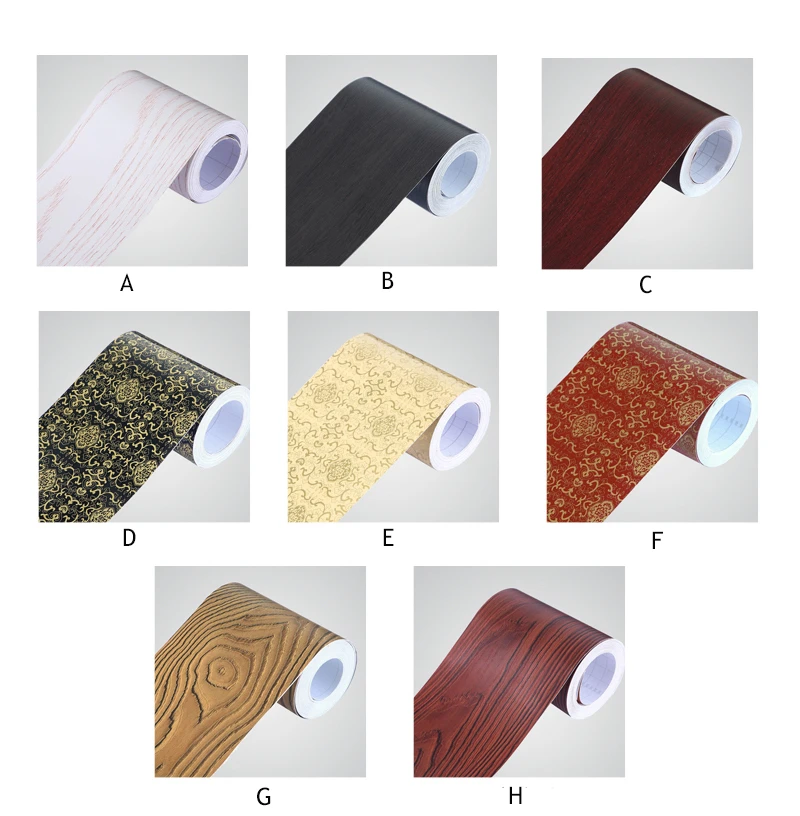 5M Bathroom PVC Self Adhesive Wallpaper Border Vinyl Waterproof Wall Stickers Waist Paste DIY Creative Waistline Tiles Borders
