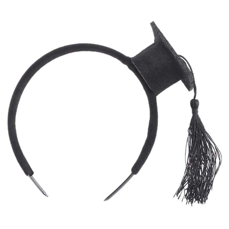 Mini Doctoral Cap Hair Band Party Stereoscopic Headdress Headpiece Graduation Decoration Photo Props | Украшения и аксессуары
