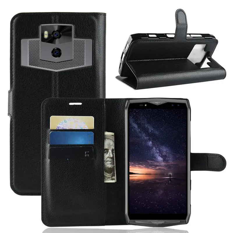 Роскошный кожаный чехол-книжка для Ulefone Power 5 чехол-бумажник с подставкой 5S |