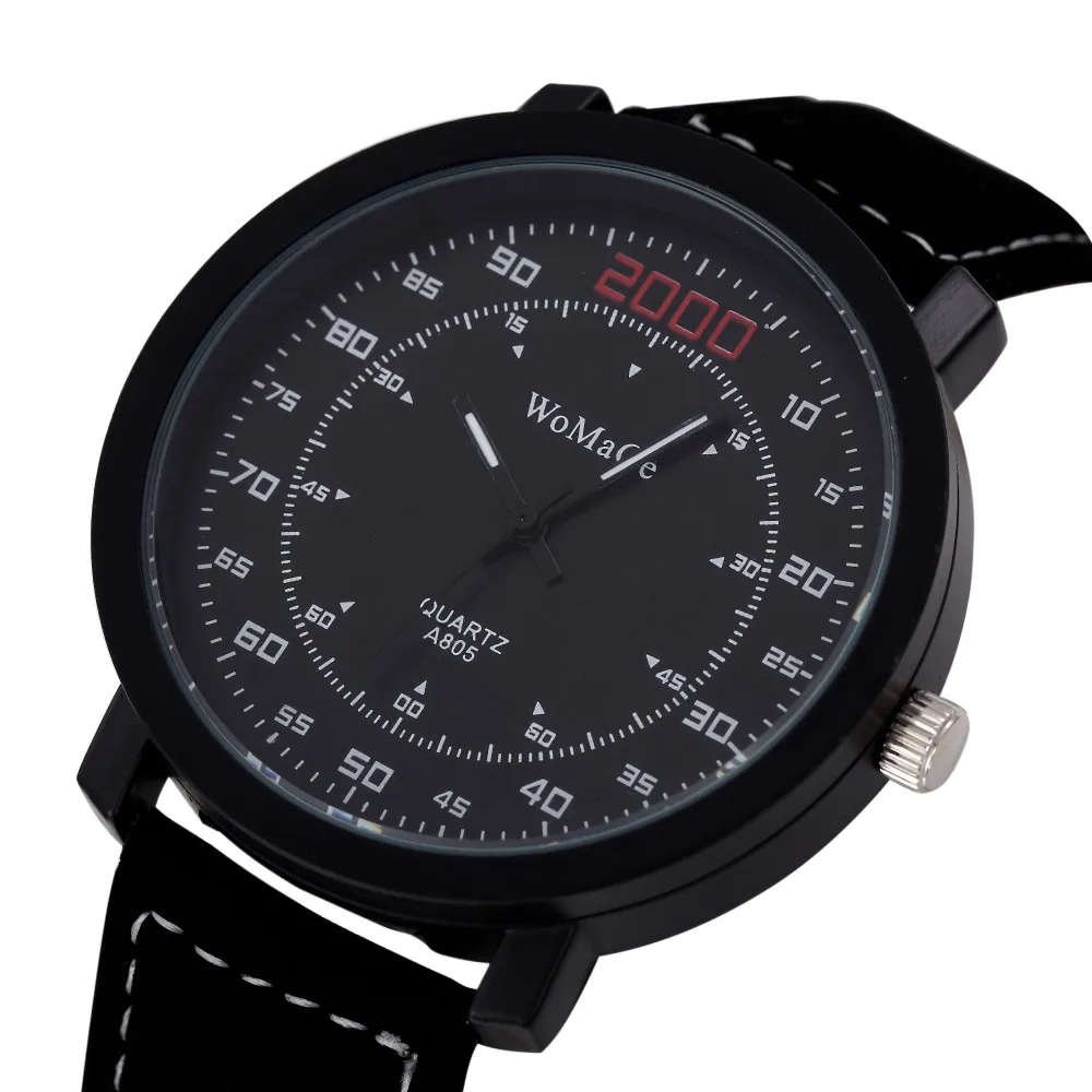 Часы Relojes Hombre мужские спортивные Модные Кварцевые водонепроницаемые с большим