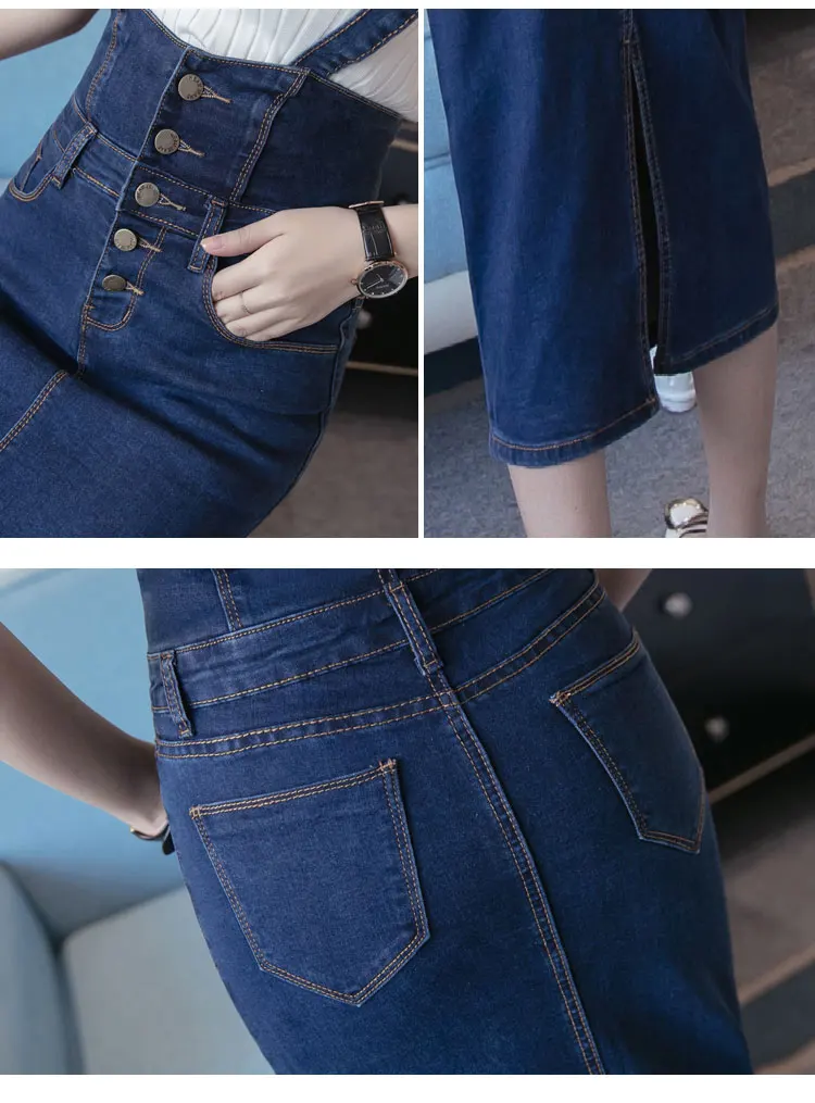 Джинсовые юбки женские 2019 Новый Bodycon юбка миди размера плюс S ~ 3XL Jupe эластичный Faldas