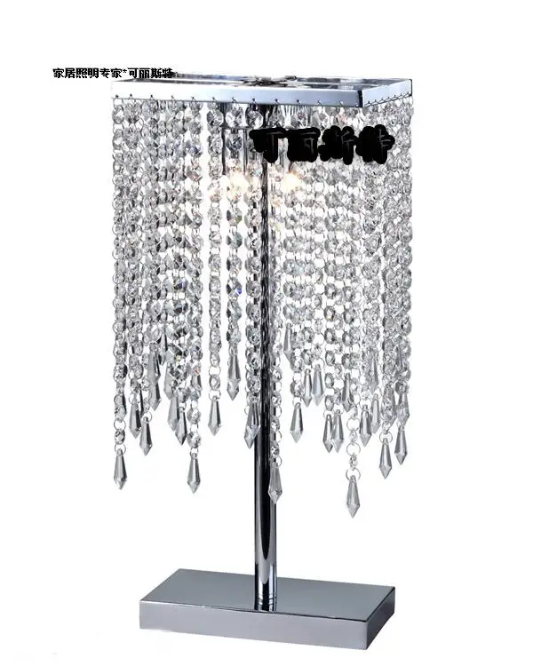 Хрустальная настольная лампа K9 роскошный простой современный светодиодный