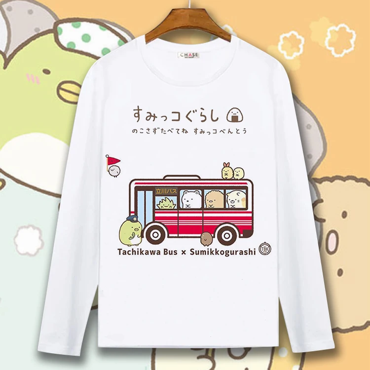 sumikko gurashi FAMILY SHIRTS MOTHER FATHER WOMEN MEN BOY GIRL KID SHIRT CHILD CHILDREN LONG SLEEVE TEE T clothes | Мужская одежда