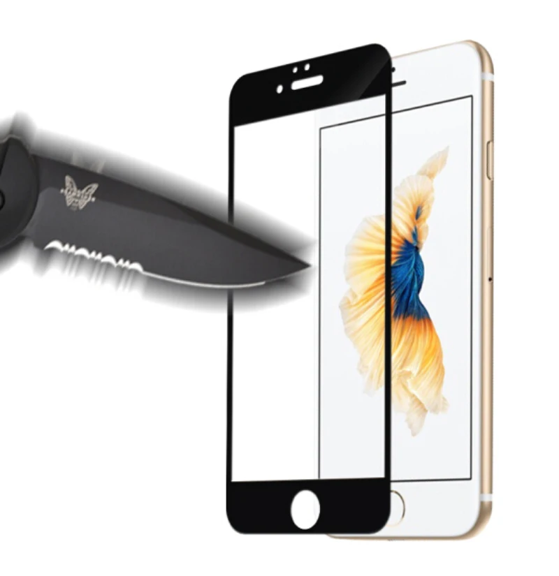 9H защита экрана из закаленного стекла с полным покрытием для iPhone 6 Plus 6S Plus 5 5S 5C SE 5Se 7 plus 8 plus Защитная стеклянная крышка