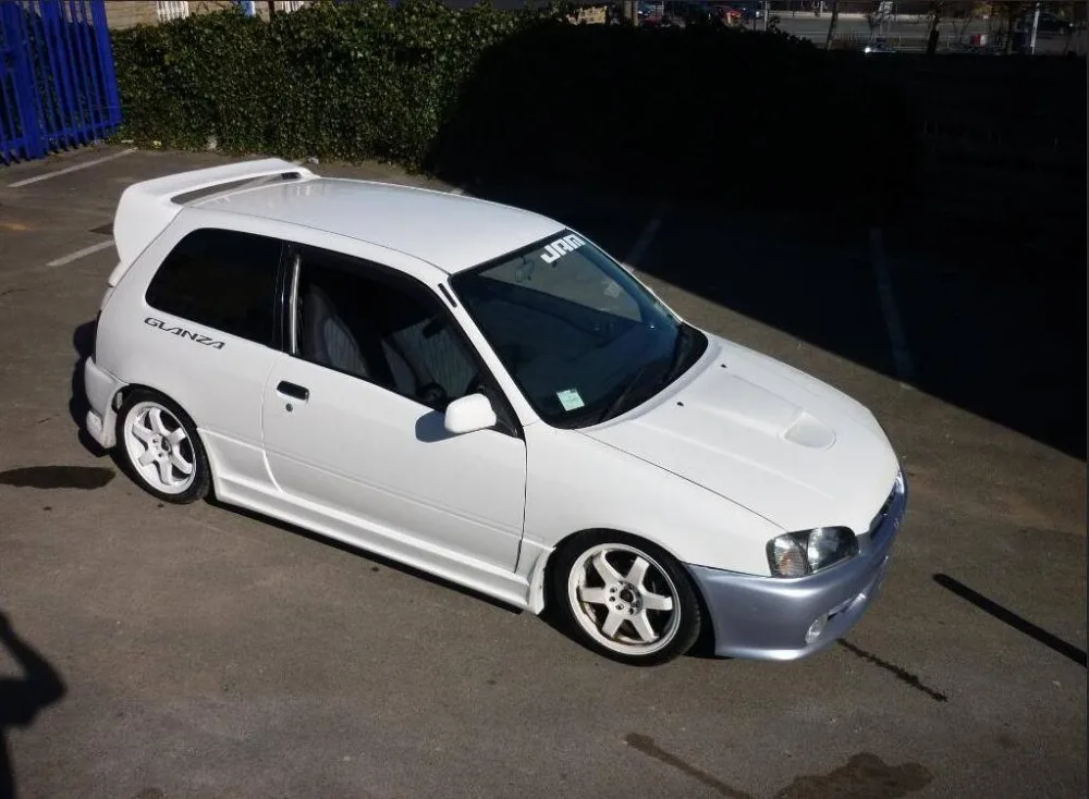 Автомобильные аксессуары для Toyota 96 99 Glanza Startlet EP91 FRP стекловолокно JUN стиль задний