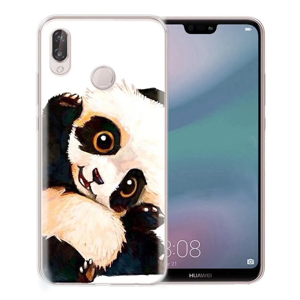 Чехол для Huawei Honor 7A 8A 8X 8C 9 10 Mate 20 P9 P10 lite/P8 Lite Y5 II Nova 3 мягкий чехол из ТПУ с рисунком