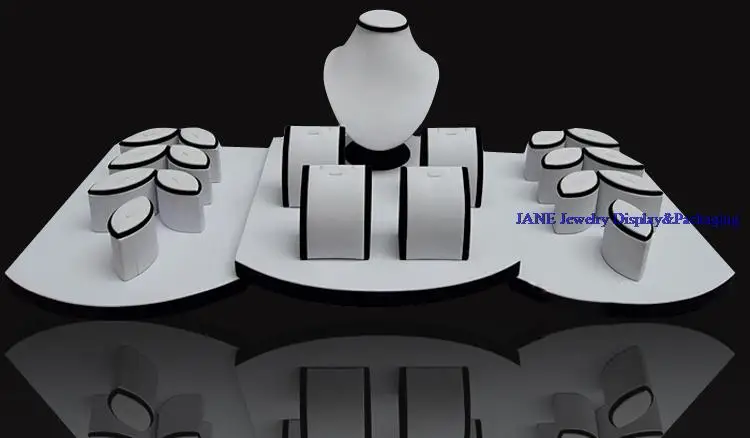 Бесплатная доставка EMS белое ожерелье держатель кольцо с лепестком подвесная