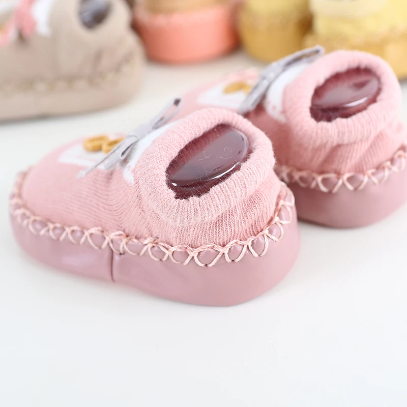 Носки для новорожденных обувь с забавным бантом и галстуком маленьких девочек