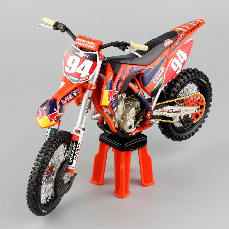 1 12 масштаб KTM 250 SX-F racer № 94 Кен Роксен АМА Суперкросс moto крест Enduro Байк moto rcycle moto литья под давлением модель игрушки для детей