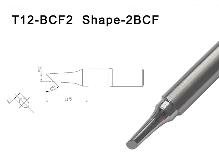 Gudhep T12 BCF2 сварочные наконечники T12 Сменные паяльники для 70 Вт 24 В FX950 FX951 паяльная станция