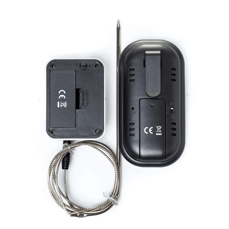 

Digital Wireless Remote Kitchen Oven Thermometer/BBQ Grill Smoker Meat Thermometer with Sensor Probe,Temperature Gauge&Alert