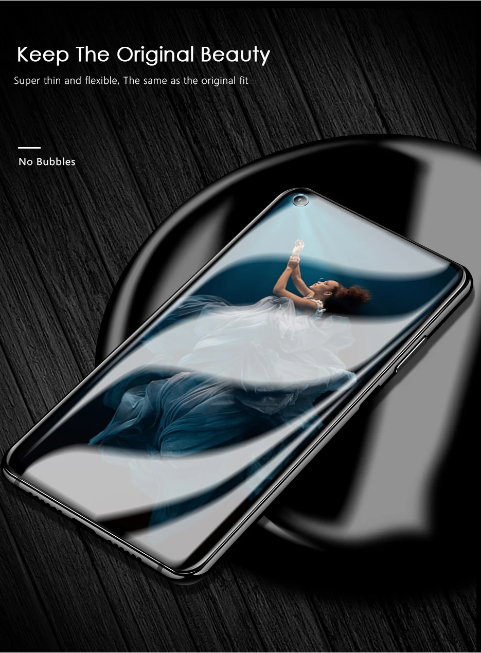 CHYI 3D изогнутая пленка для Honor 20 Pro защита экрана Honor20 lite Полное покрытие нано Гидрогелевая пленка с инструментами не закаленное стекло