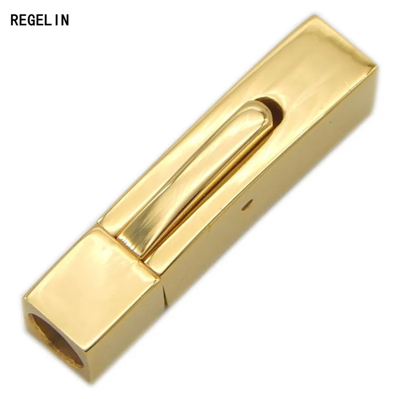 REGELIN позолоченный нержавеющий стальной концевой крючок застежка для 3/4/5/6 мм