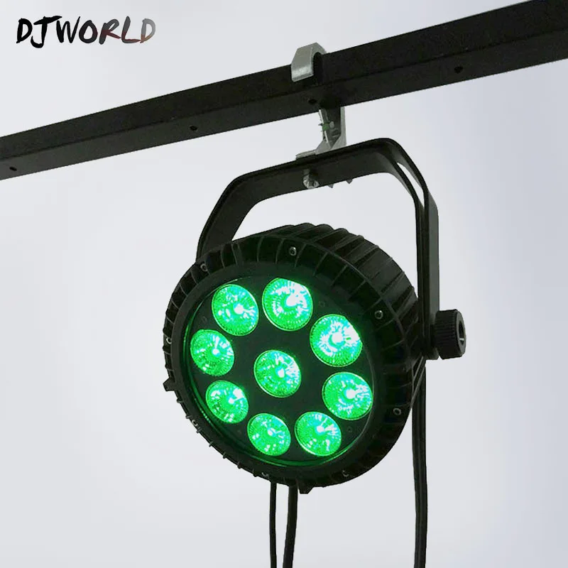 DJWorld Водонепроницаемый светодиодный Par 9x18 Вт RGBWA+ UV 6в1 Уличные светодиодные DMX стандартные светильники для сцен и студий театральные светильники IP65 туристическая из алюминиевого сплава
