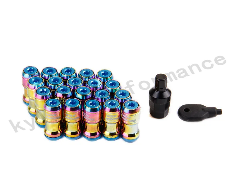 LN007-Z-NC Ryanstar-Neo хромированная блокировка колес гоночные 44 мм гайки 12X1,25 ЖЕЛУДЬ обод закрытый конец LN007-Z-NC - Название цвета: LN007-Z-NC