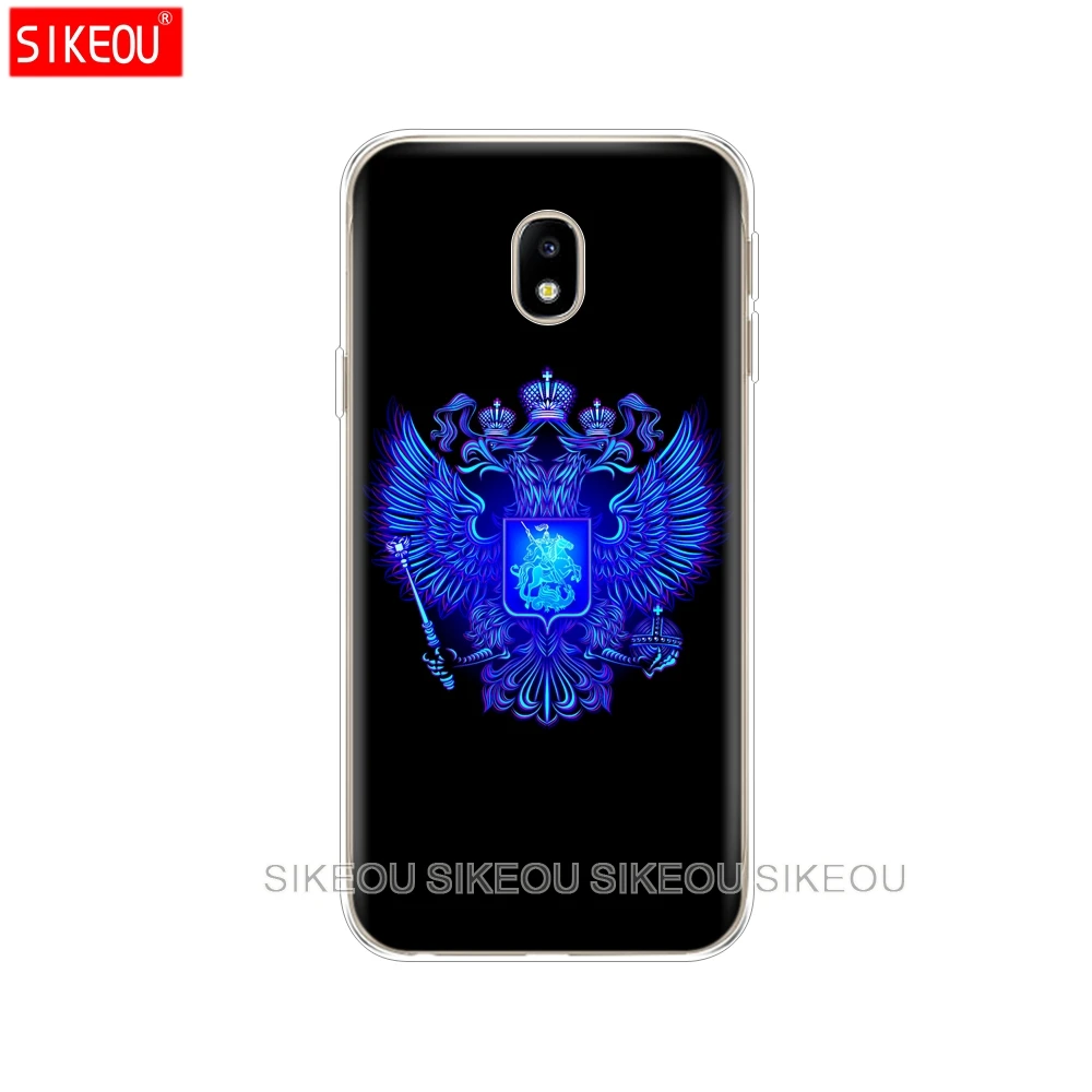 Силиконовый чехол для телефона Samsung Galaxy J3 J5 J7 2017 J330 J530 J730 PRO j2 2018 с российским
