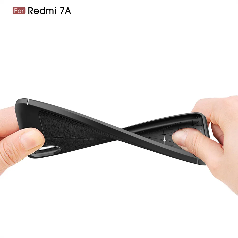 Чехол с текстурой личи для Xiaomi Redmi 7A, чехол для Xiaomi Redmi 7A Redmi7A, задняя крышка для телефона, чехол
