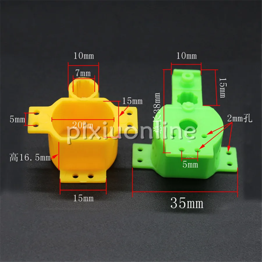 5pcs/bag J764 Model 130 DC Motor Insulation Base Green/yellow Color Free Russia Shipping | Инструменты