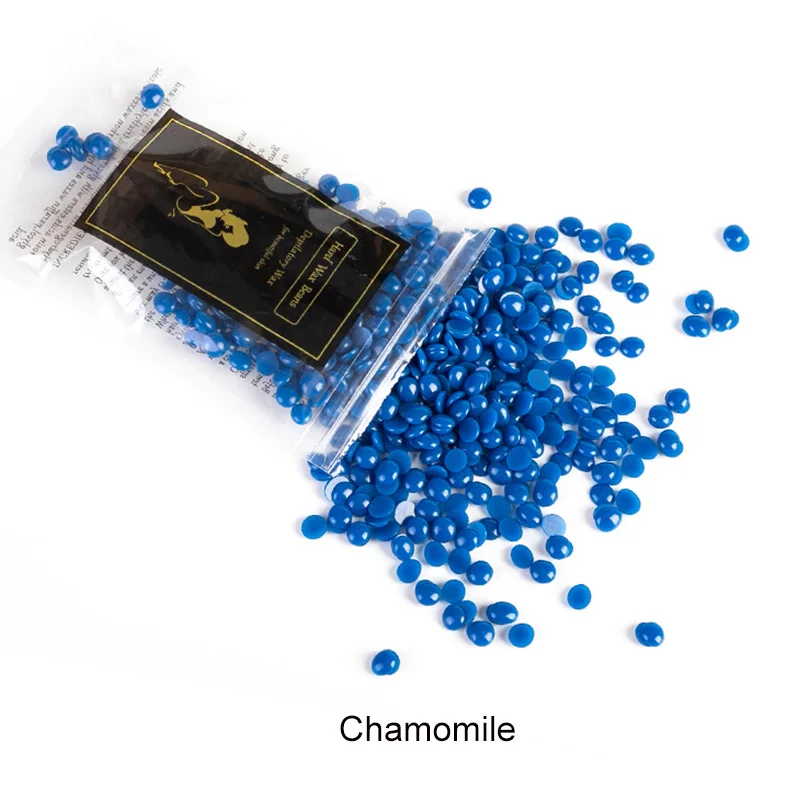 50g-Chamomile 50 г твердый воск для удаления волос, бобовая гранула, без полосок, для депиляции, воск-расплав, фасоль, горячая пленка, твердый воск, крем для удаления волос, удаление волос, фасоль - Цвет: 50g-Chamomile
