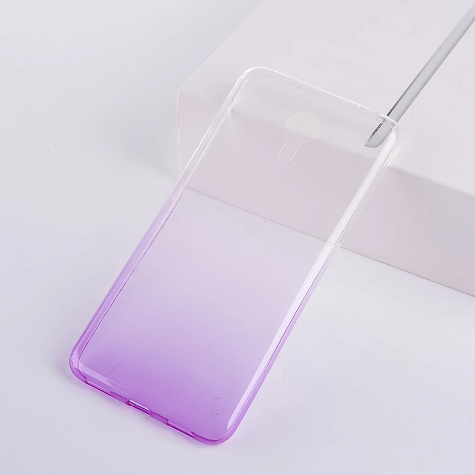 Градиентный Радужный чехол для Meizu M3 Note TPU M3S M5 Metal 1 M6 M6S E2 5C 5A U10 U20 Pro 6 Pro6 MX6