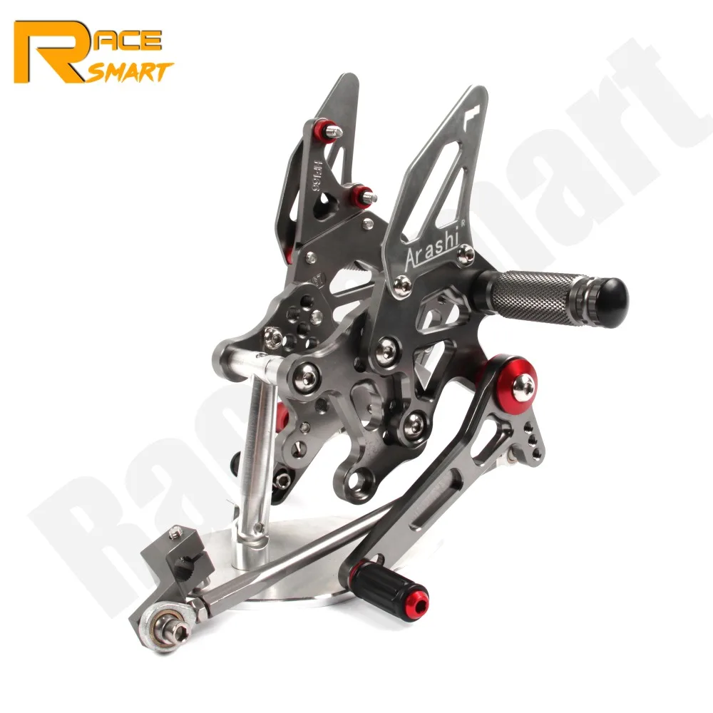 Для APRILIA RSV4 R/FACTORY 2009-2012 Задние подножки ног колышки педаль Аксессуары для мотоциклов ЧПУ Регулируемая Rearset подножки