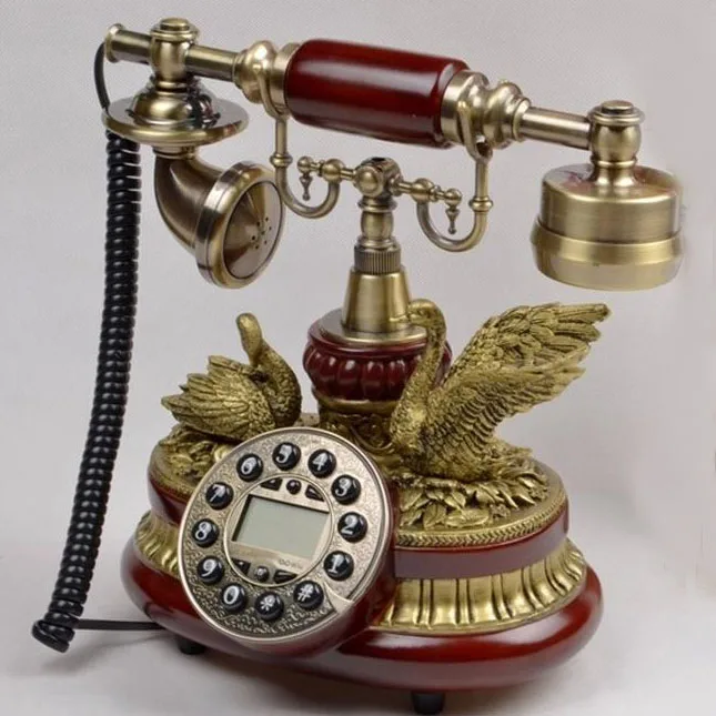 Ретро Винтажные стационарные телефоны с кранами идентификационный номер