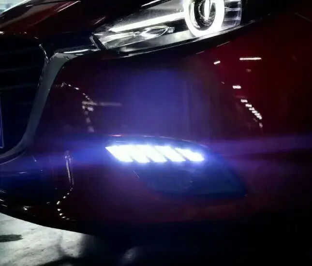 2017 2018year Masda3 Axela daytime light LED Free ship!Axela fog lampMPV RX-7 Tribute Navajo miata millenia headlight | Автомобили и