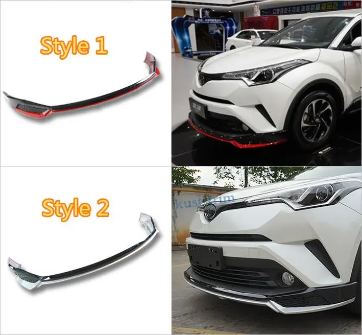 2 стиля для TOYOTA C-HR 2018 2019 ABS передний бампер | Автомобили и мотоциклы