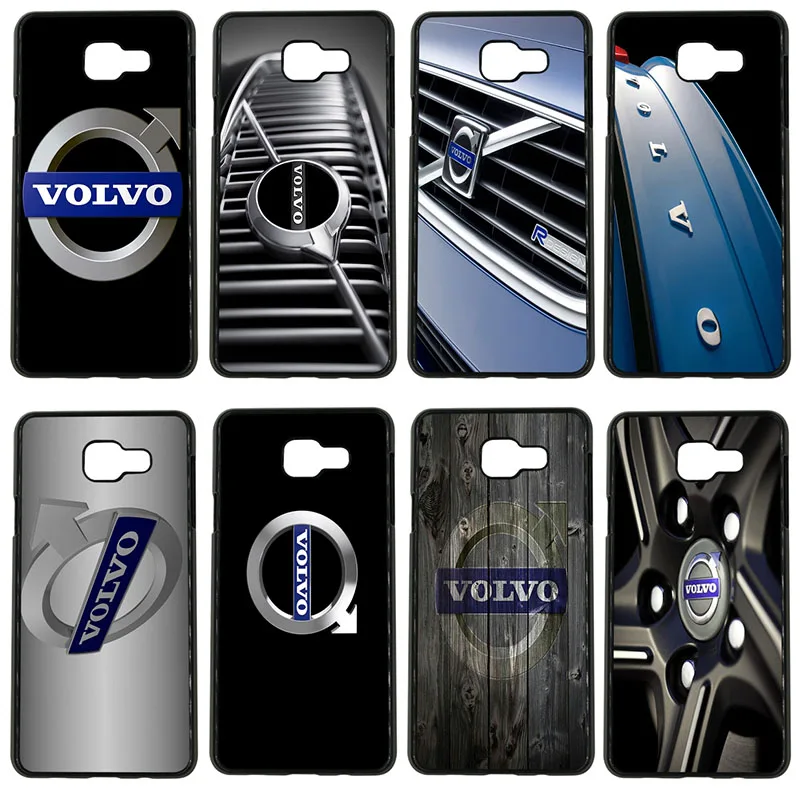 С эмблемой автомобиля Volvo чехлы для телефонов Жесткий Пластик чехол Samsung Galaxy S8 S9