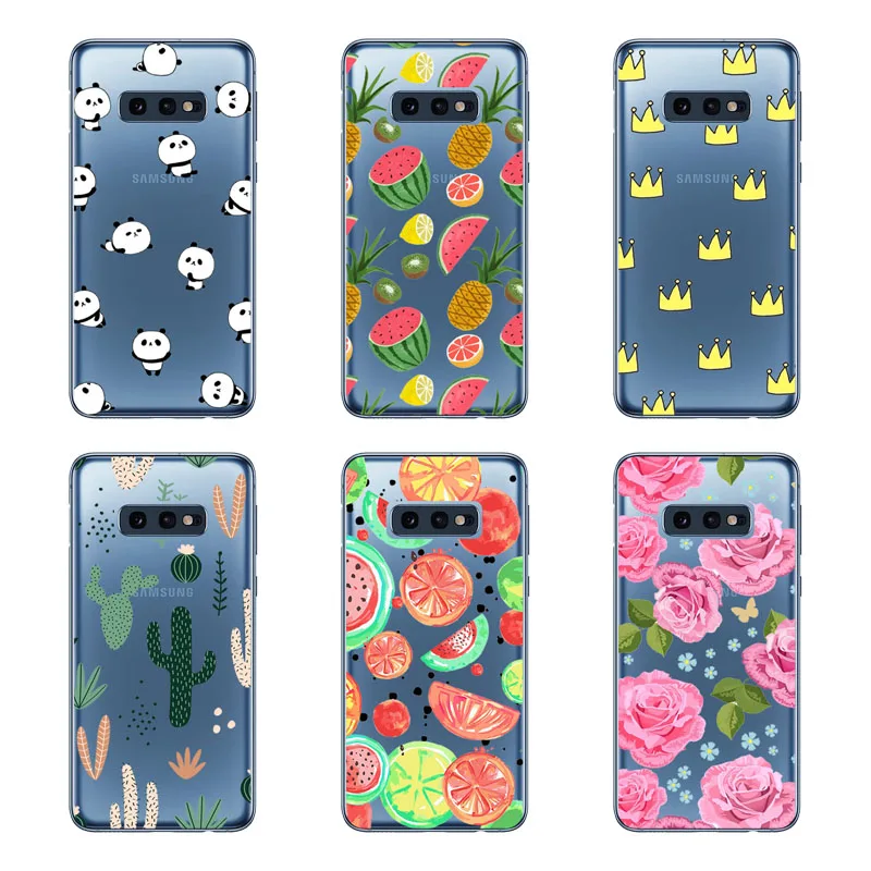 Чехол для samsung galaxy S10 lite силиконовый чехол с черным цветком мягкая задняя крышка