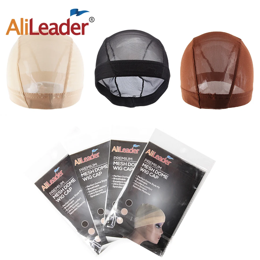 AliLeader 10 шт. лучший сильный спандекс сетка шапка парик Glueless Weave Mesh cap Net Sew In эластичная сетчатая шапка s бежевый черный коричневый