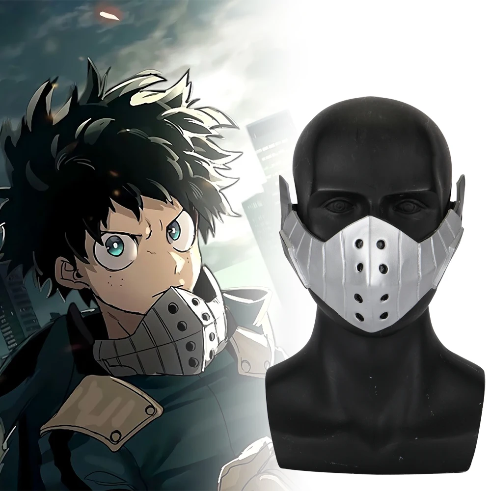 Аниме My Hero Academy izuku midoriya Косплей Маска ПВХ Boku no Hero Academy EVA midoriya izuku маски, реквизит для фанатов Аниме подарок