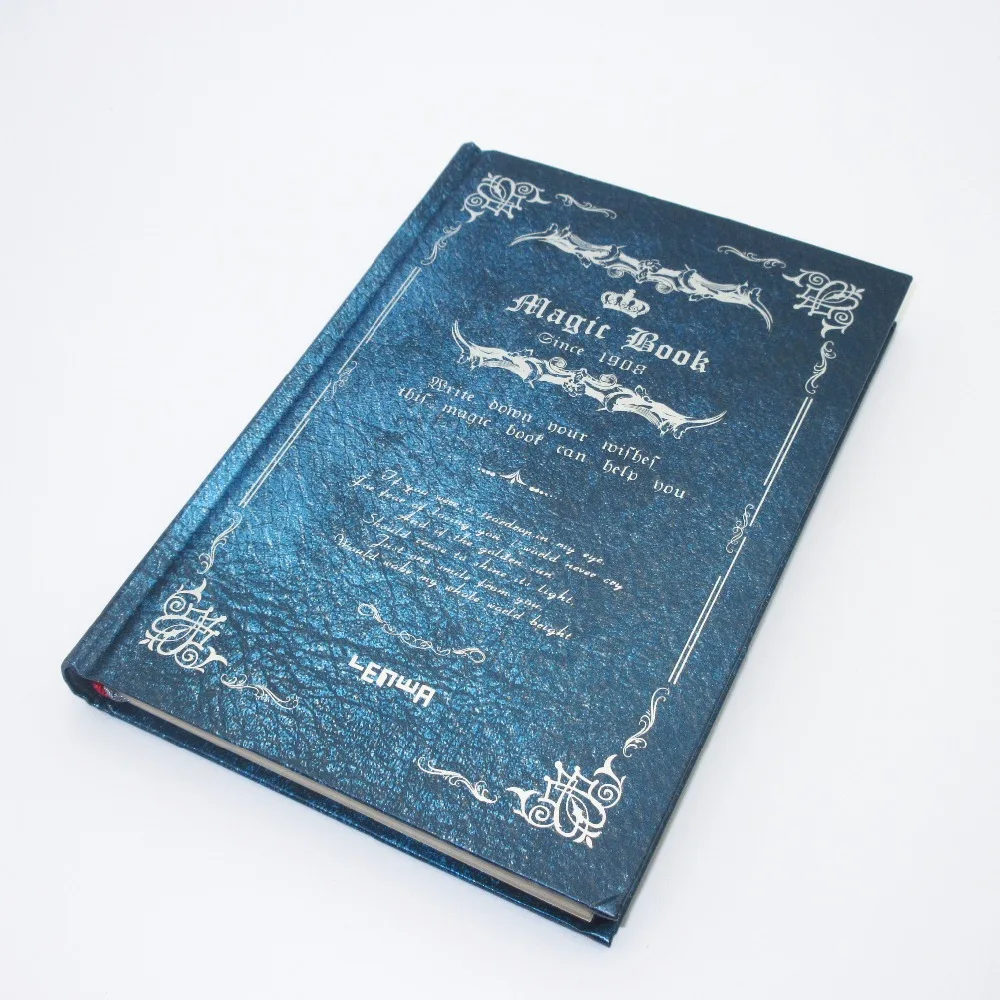 Винтажная Роскошная Волшебная записная книжка с тиснением в твердом переплете А5, бумага с линейкой, 128 листов, многофункциональная частная коллекция