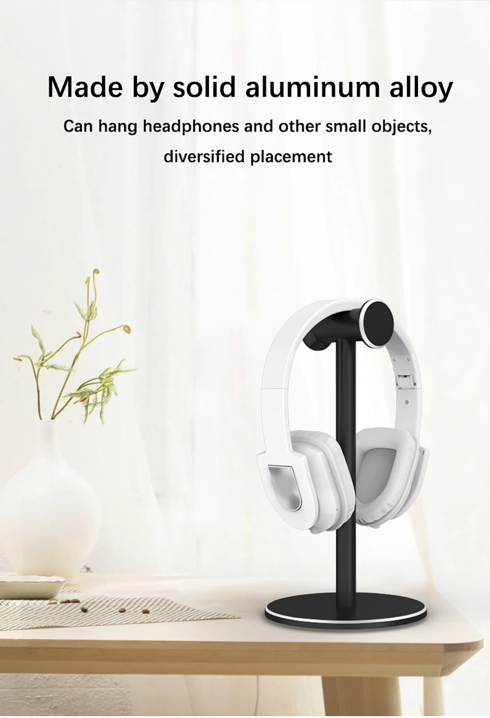 Heaton, металлический Bluetooth кронштейн для наушников, подставка, гарнитура, вешалка, модная настольная подставка, алюминиевый сплав, для наушников, наушники
