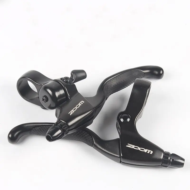 

Black Bike Bicycle Brake Lever Pair Set Left & Right with Stealth bell