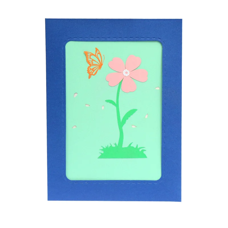 OLOEY бабочка Природа 3D Pop Up Card подарочная карта складной милый ручной работы