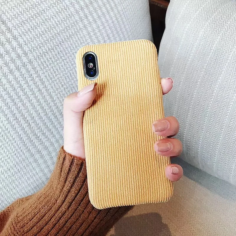 Модный зимний теплый пушистый чехол для телефона s для iphone 11 Pro Max, мягкий чехол для iphone 6 6S 7 8 Plus X XR XS MAX, тканевый плюшевый чехол