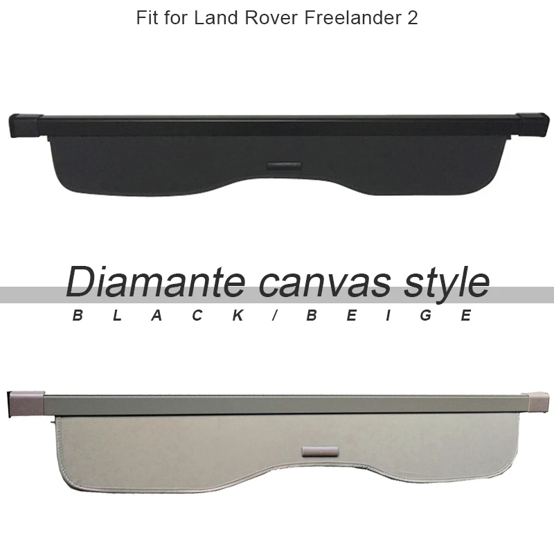 Backar 1set For Land Rover Freelander 2 LR2 Car Rear Trunk Cargo Cover Car-styling Black Security Shield Shade Auto Accessories |