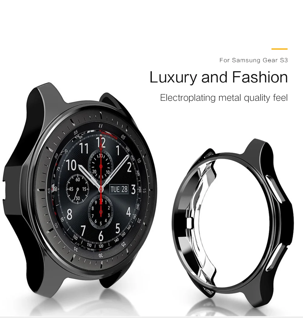 SIKAI жесткий TPU высококачественный чехол для часов для Samsung Gear S3 Frontier анти-осенний защитный чехол для Samsung Gear S3 чехол для часов