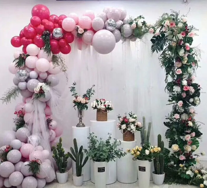 10 шт. grand event день рождения фоны металлические стойки торт держатель столб цилиндр пьедестал для вечерние бар отеля торт магазин цветок