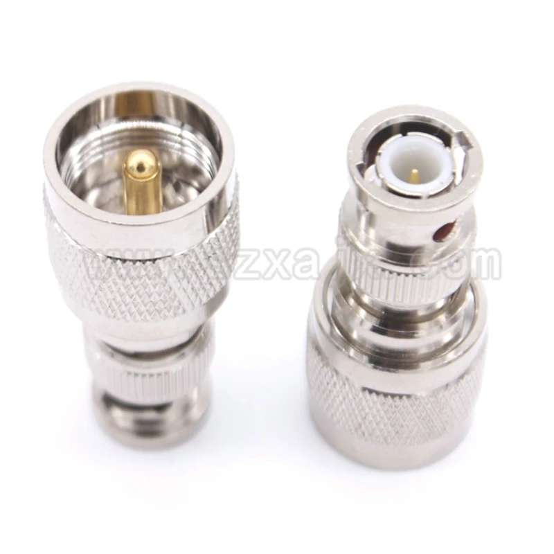 

1PCS RF coaxial coax UHF to BNC connector PL259 UHF male to BNC male Plug adapter fast ship