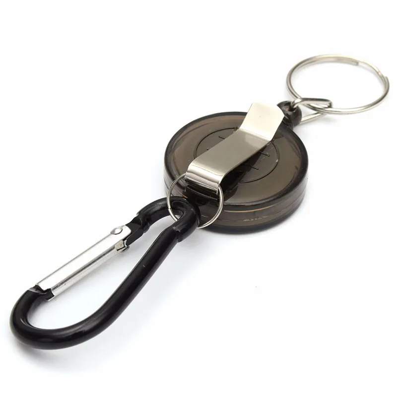 50PCS / LOT Mini Keychain Key Holder Organizer Clip Pocket Tool Pouch Car Bag Plastic Pure Color Stopper | Багаж и сумки